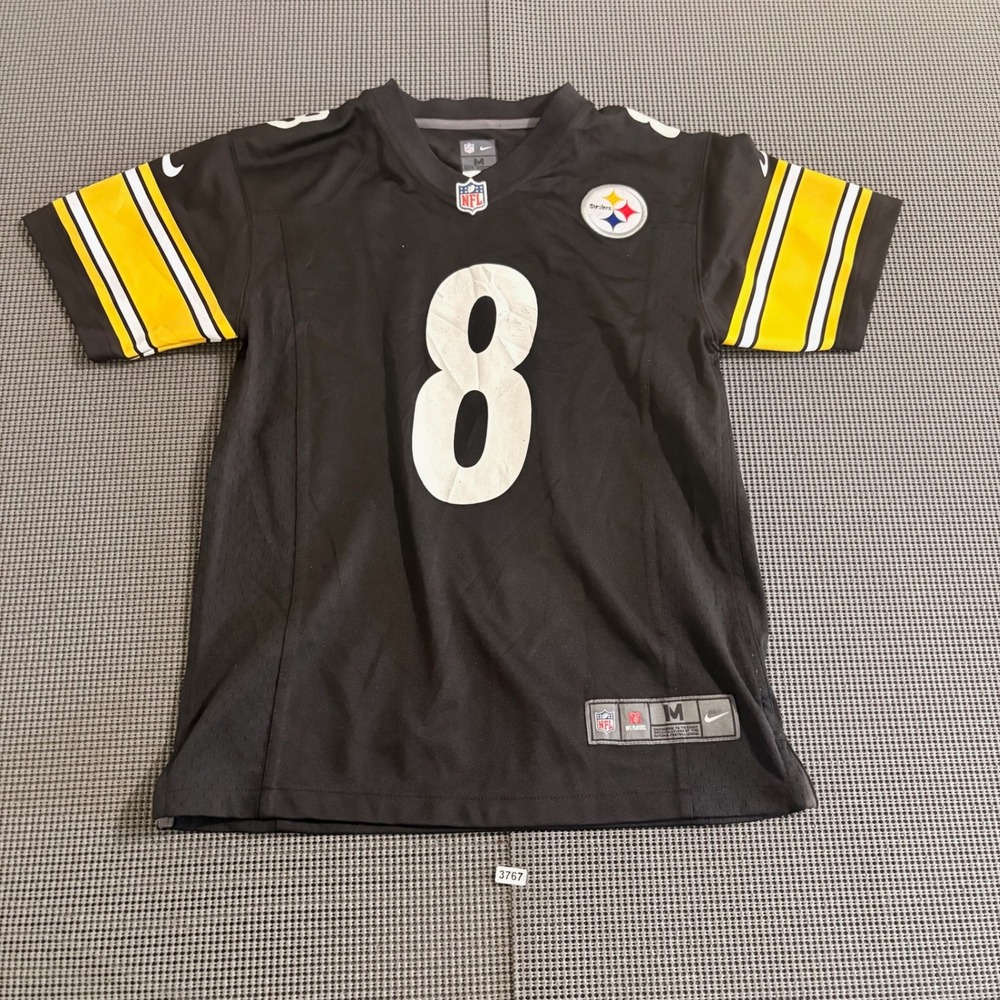 Nike NFL Pittsburgh Steelers Kenny Pickett Jersey Youth Medium Black 8